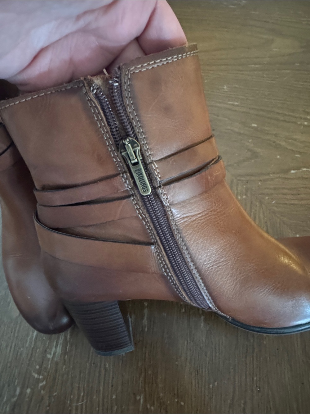 Pikolinos Verona Tasseled Brown Leather Ankle Boot Size EU 36 5.5 6 US Like New - Picture 10 of 13